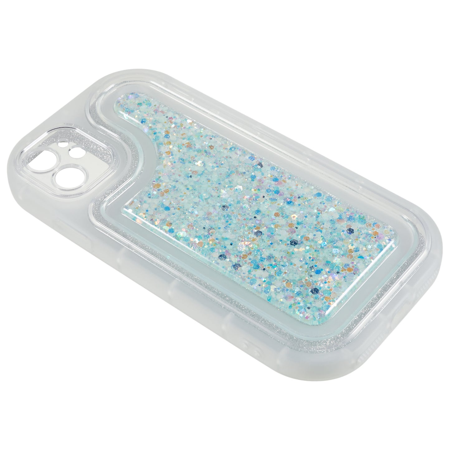 For iPhone 11 6.1 inch Glitter Sparkle Epoxy TPU Phone Case Scratch-Resistant Protective Cover