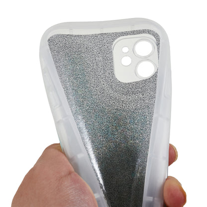 For iPhone 11 6.1 inch Glitter Sparkle Epoxy TPU Phone Case Scratch-Resistant Protective Cover