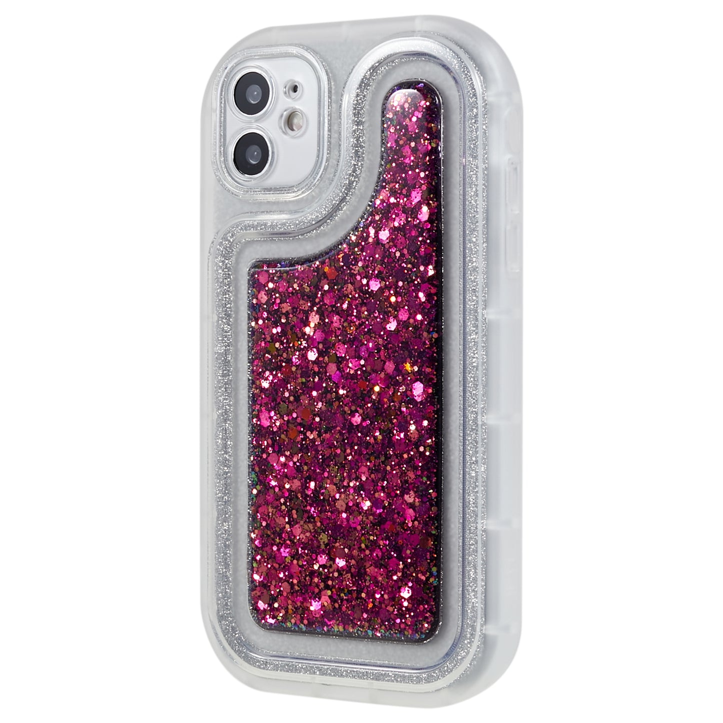 For iPhone 11 6.1 inch Glitter Sparkle Epoxy TPU Phone Case Scratch-Resistant Protective Cover