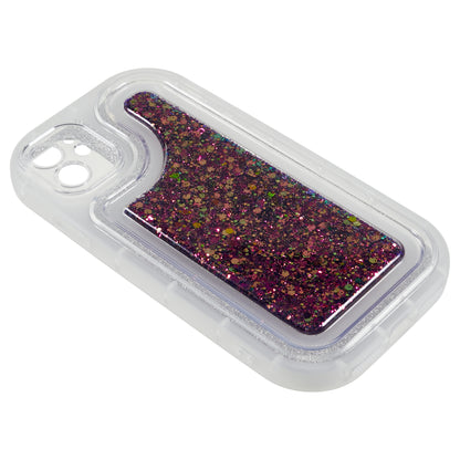 For iPhone 11 6.1 inch Glitter Sparkle Epoxy TPU Phone Case Scratch-Resistant Protective Cover
