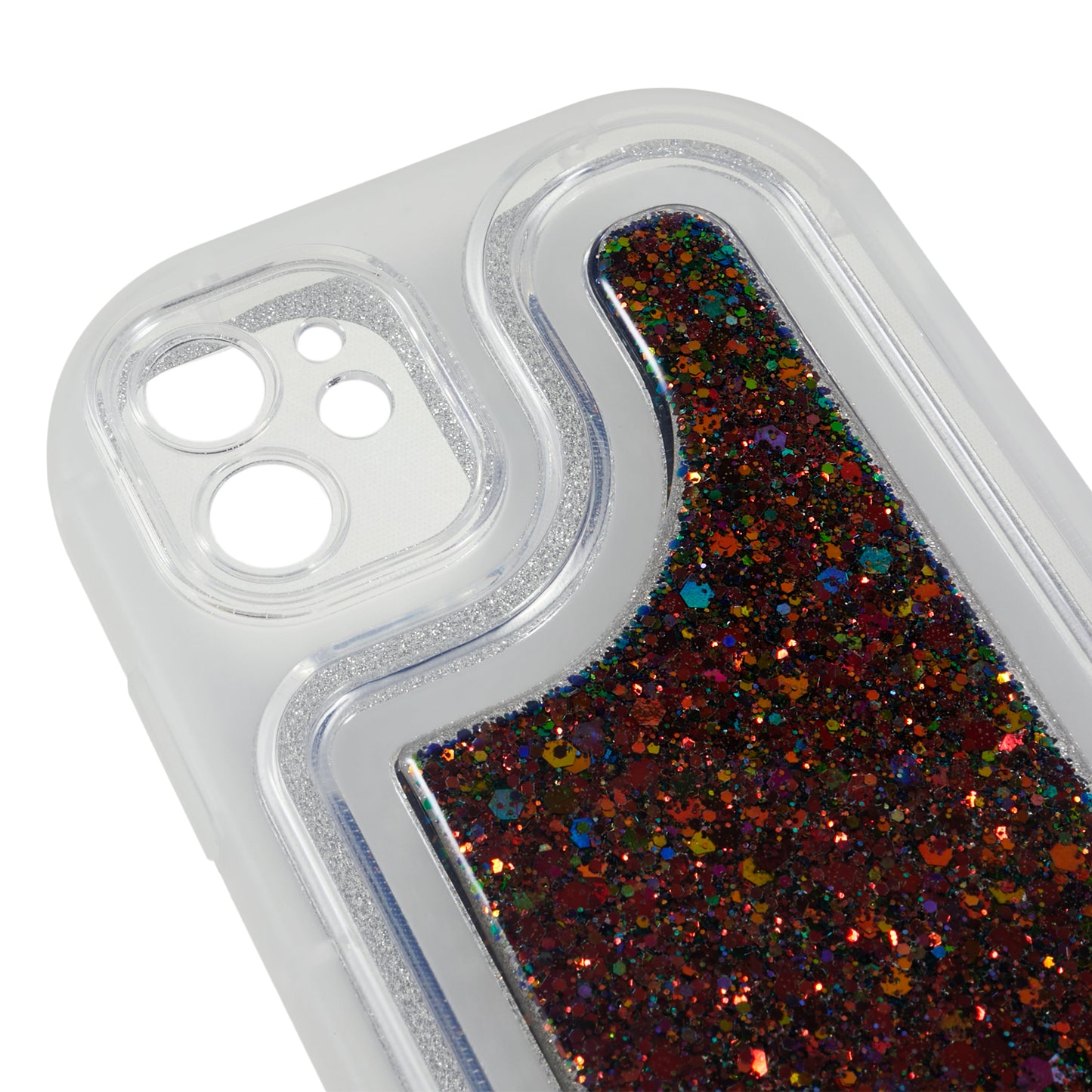 For iPhone 11 6.1 inch Glitter Sparkle Epoxy TPU Phone Case Scratch-Resistant Protective Cover