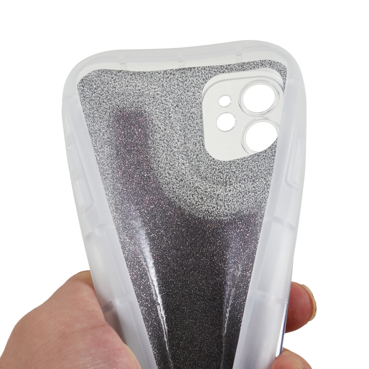 For iPhone 11 6.1 inch Glitter Sparkle Epoxy TPU Phone Case Scratch-Resistant Protective Cover