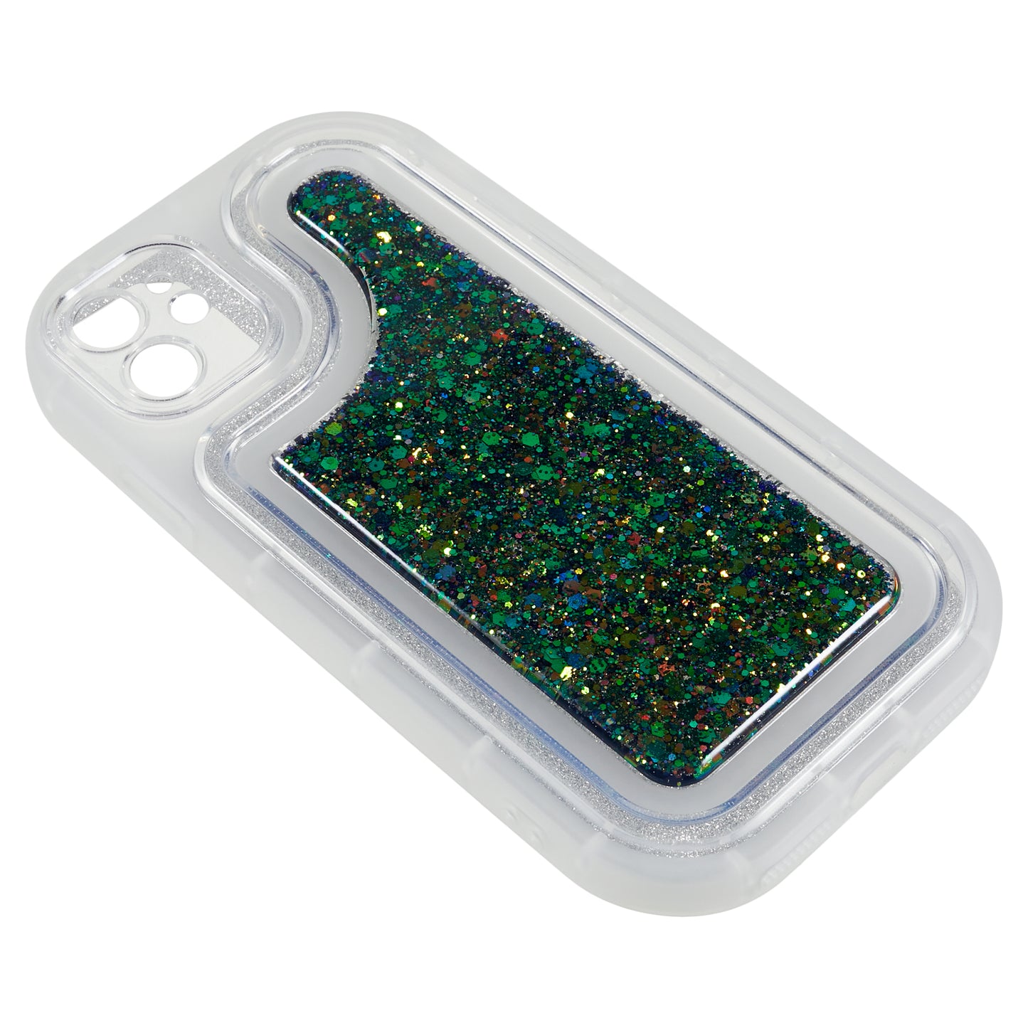 For iPhone 11 6.1 inch Glitter Sparkle Epoxy TPU Phone Case Scratch-Resistant Protective Cover