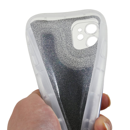 For iPhone 11 6.1 inch Glitter Sparkle Epoxy TPU Phone Case Scratch-Resistant Protective Cover