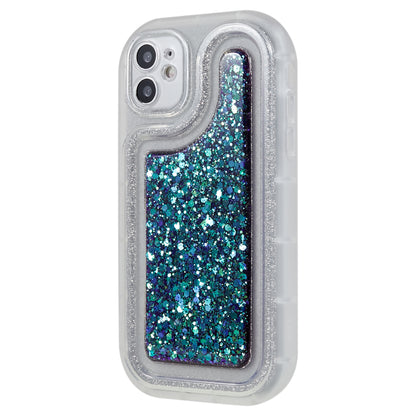 For iPhone 11 6.1 inch Glitter Sparkle Epoxy TPU Phone Case Scratch-Resistant Protective Cover