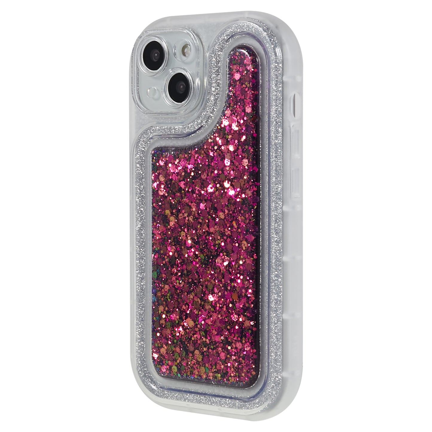 For iPhone 14 Plus TPU Epoxy Design Case Bling Glitter Moblie Phone Cover