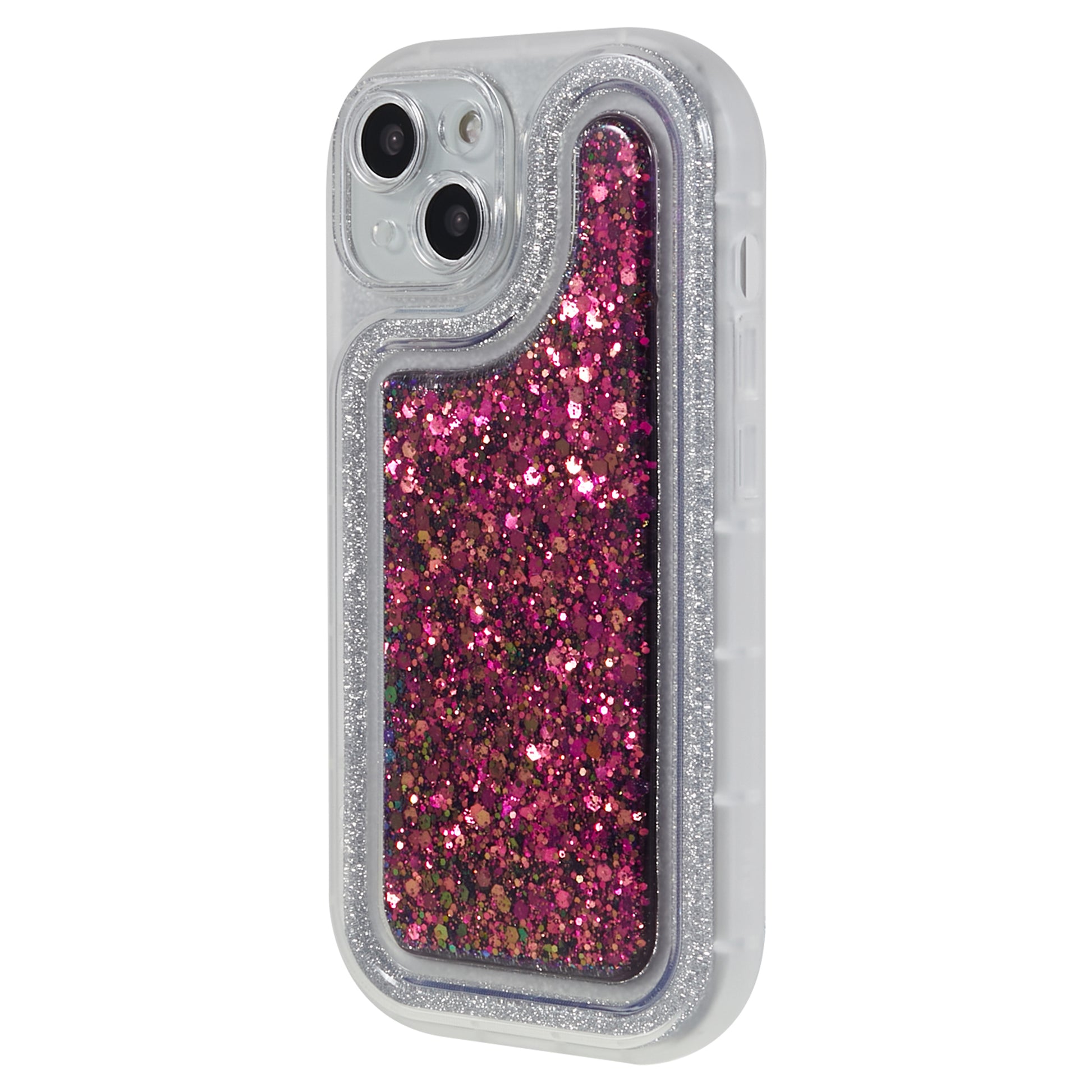 For iPhone 14 Plus TPU Epoxy Design Case Bling Glitter Moblie Phone Cover