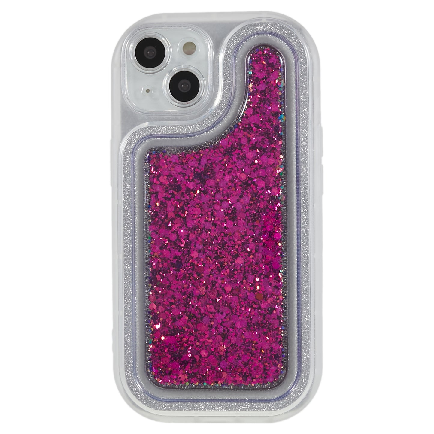 For iPhone 14 Plus TPU Epoxy Design Case Bling Glitter Moblie Phone Cover