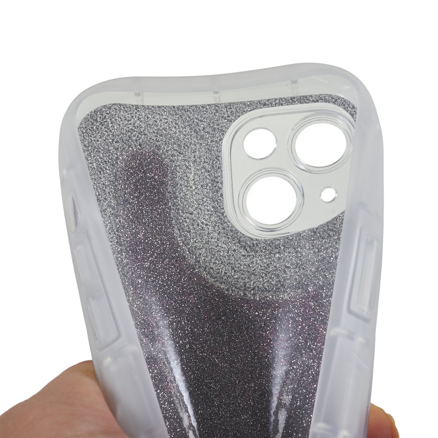 For iPhone 14 Plus TPU Epoxy Design Case Bling Glitter Moblie Phone Cover