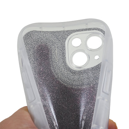 For iPhone 14 Plus TPU Epoxy Design Case Bling Glitter Moblie Phone Cover