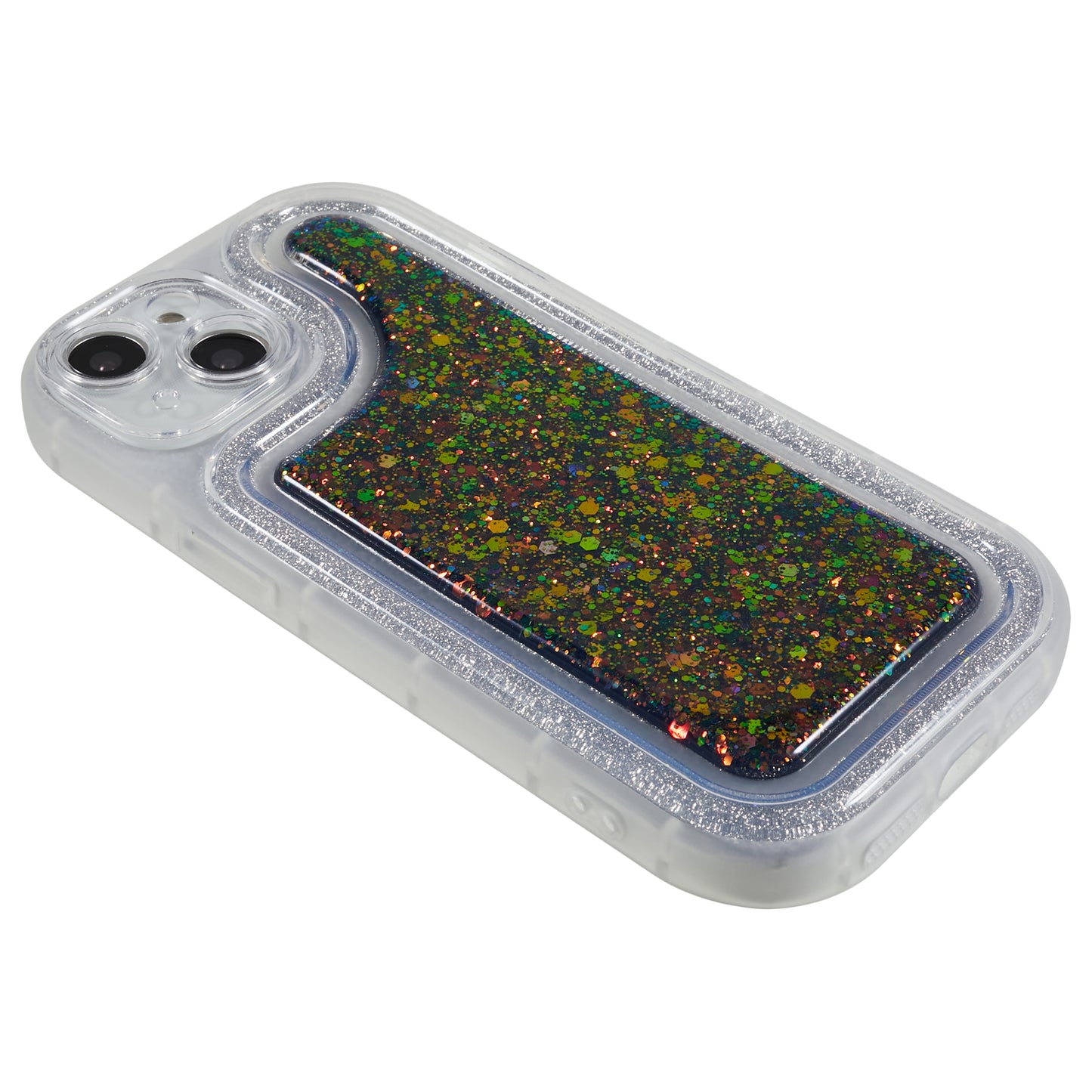 For iPhone 14 Plus TPU Epoxy Design Case Bling Glitter Moblie Phone Cover