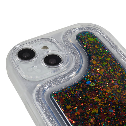 For iPhone 14 Plus TPU Epoxy Design Case Bling Glitter Moblie Phone Cover