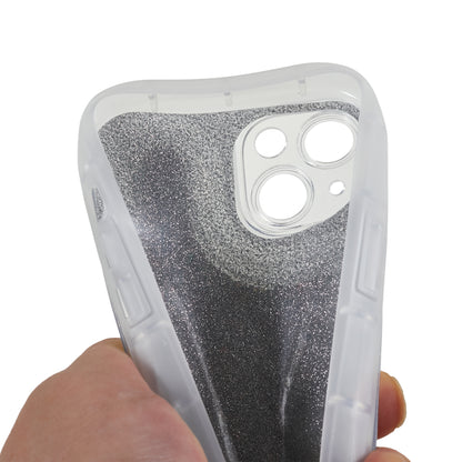 For iPhone 14 Plus TPU Epoxy Design Case Bling Glitter Moblie Phone Cover