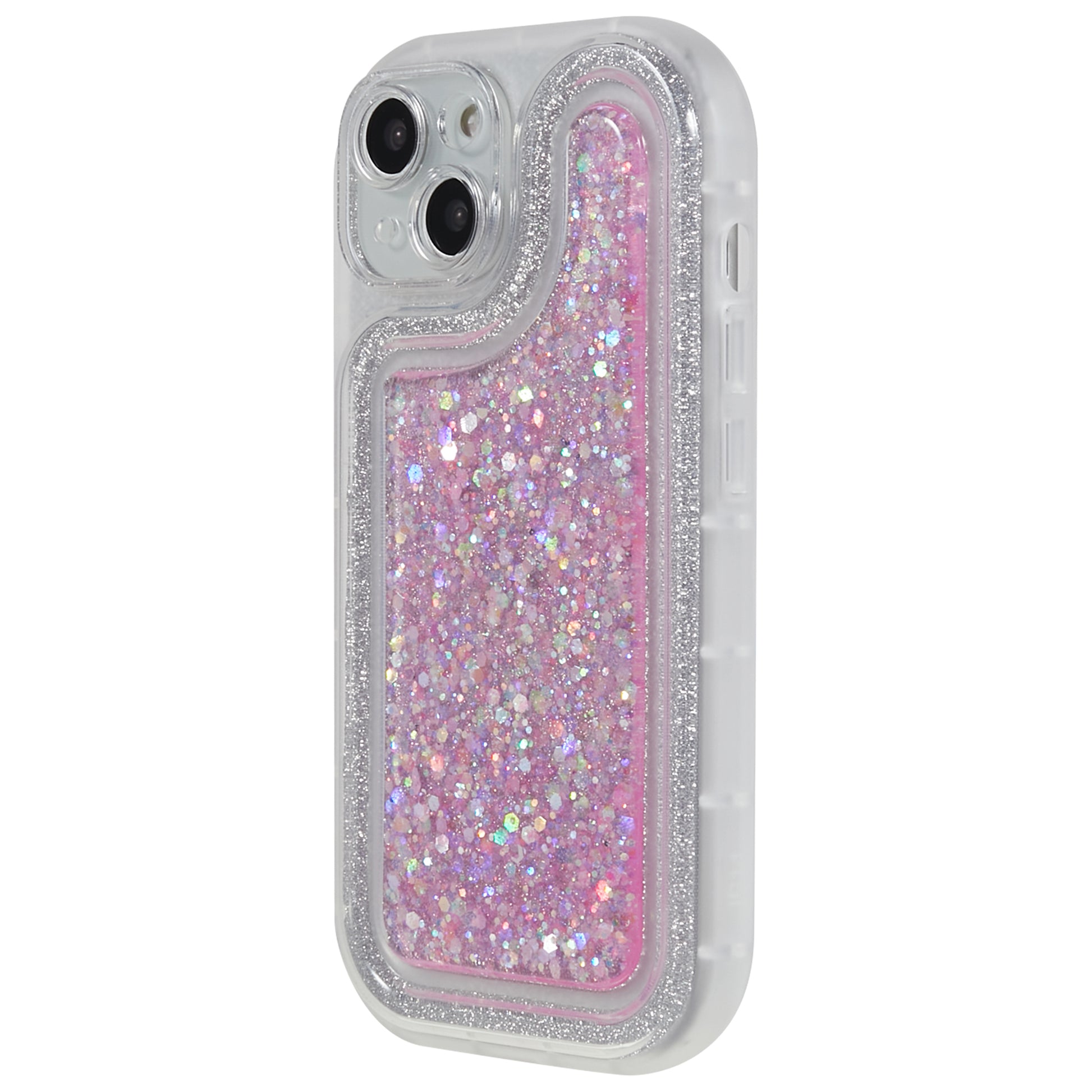 For iPhone 14 Plus TPU Epoxy Design Case Bling Glitter Moblie Phone Cover