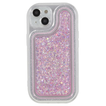 For iPhone 14 Plus TPU Epoxy Design Case Bling Glitter Moblie Phone Cover