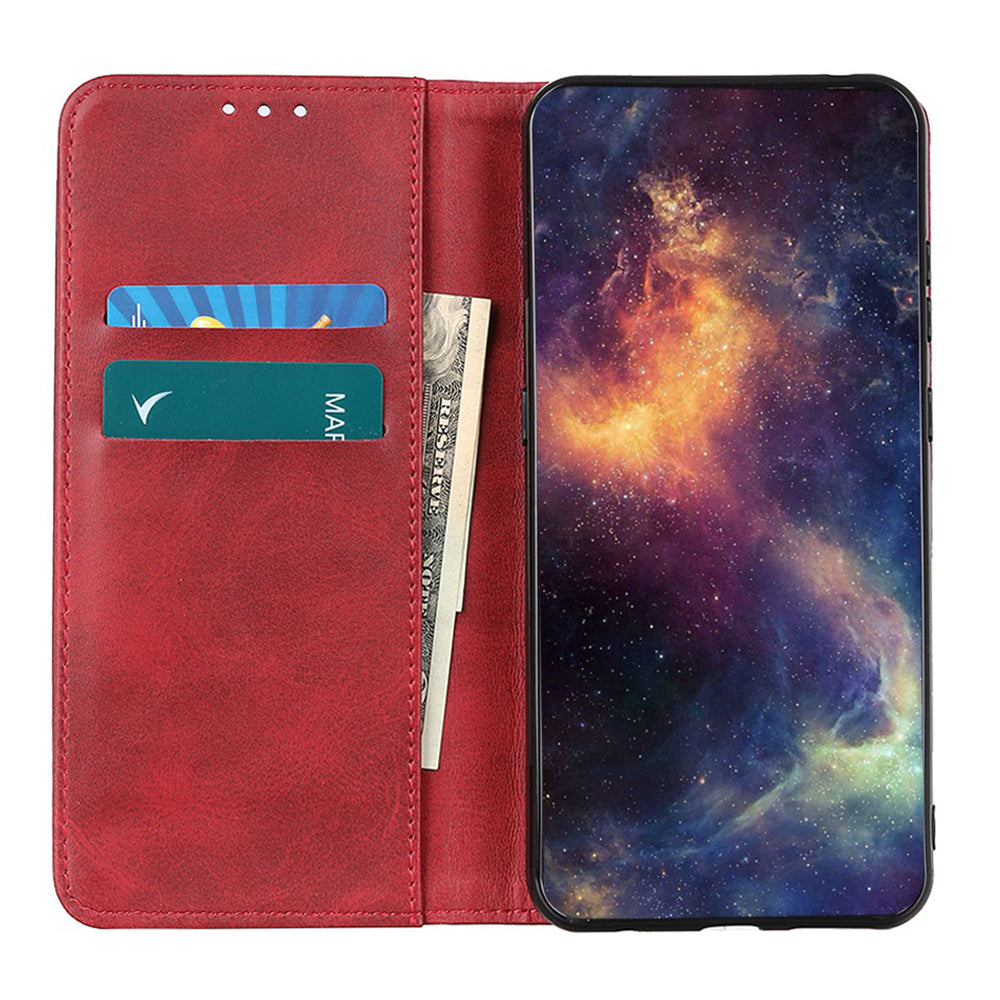For Xiaomi Redmi Note 12 Turbo / Poco F5 5G Split Leather Stand Phone Case Anti-drop Wallet Phone Cover