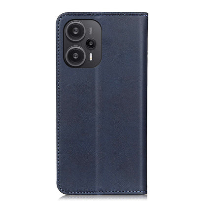 For Xiaomi Redmi Note 12 Turbo / Poco F5 5G Split Leather Stand Phone Case Anti-drop Wallet Phone Cover