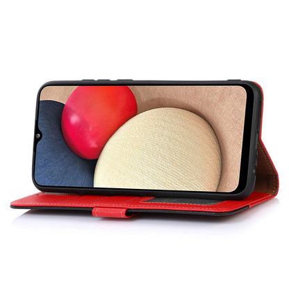 KHAZNEH For Nokia C32 Litchi Texture RFID Blocking Phone Case Leather Wallet Stand Anti-drop Cover