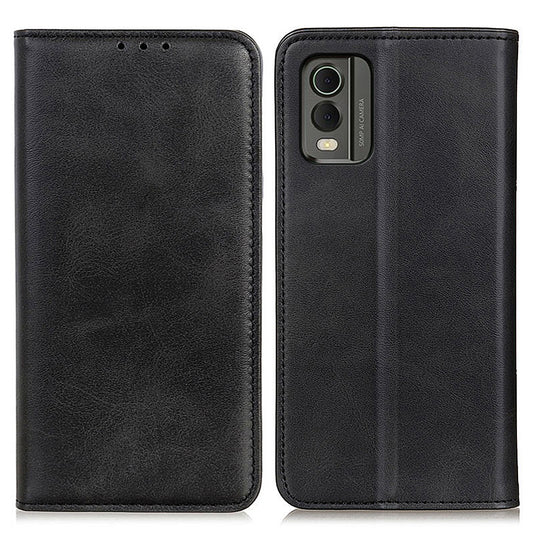 Protective Phone Case for Nokia C32 , Magnetic Auto Closing Split Leather Wallet Stand Phone Cover