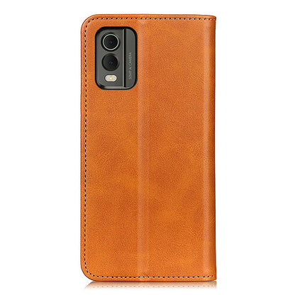 Protective Phone Case for Nokia C32 , Magnetic Auto Closing Split Leather Wallet Stand Phone Cover