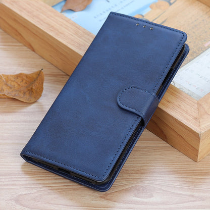For Nokia C32 Cowhide Texture PU Leather Wallet Mobile Case Drop-proof Stand Phone Cover