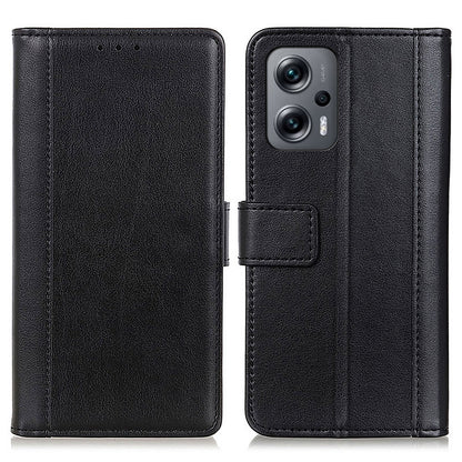 For Xiaomi Redmi Note 12 Turbo / Poco F5 5G Cell Phone Case PU Leather+TPU Wallet Stand Cover