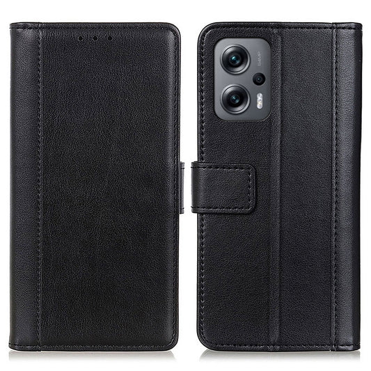 For Xiaomi Redmi Note 12 Turbo / Poco F5 5G Cell Phone Case PU Leather+TPU Wallet Stand Cover