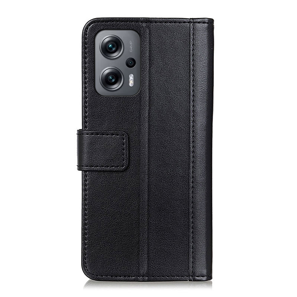 For Xiaomi Redmi Note 12 Turbo / Poco F5 5G Cell Phone Case PU Leather+TPU Wallet Stand Cover