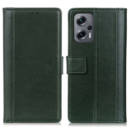 For Xiaomi Redmi Note 12 Turbo / Poco F5 5G Cell Phone Case PU Leather+TPU Wallet Stand Cover