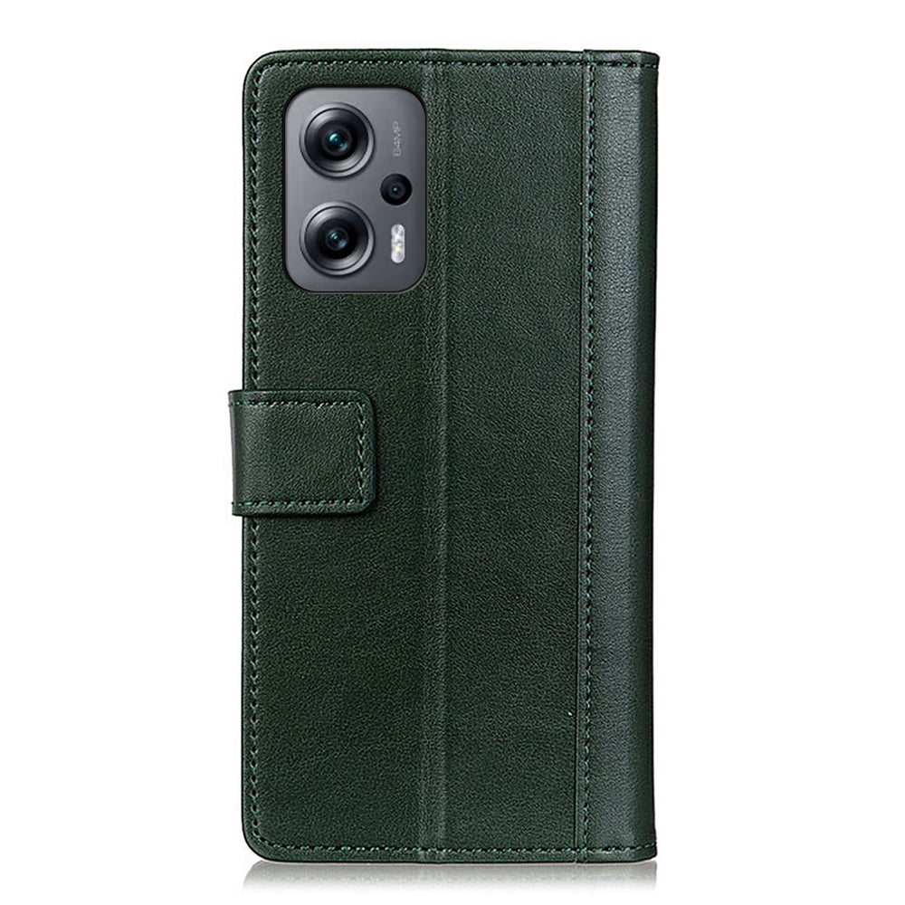For Xiaomi Redmi Note 12 Turbo / Poco F5 5G Cell Phone Case PU Leather+TPU Wallet Stand Cover