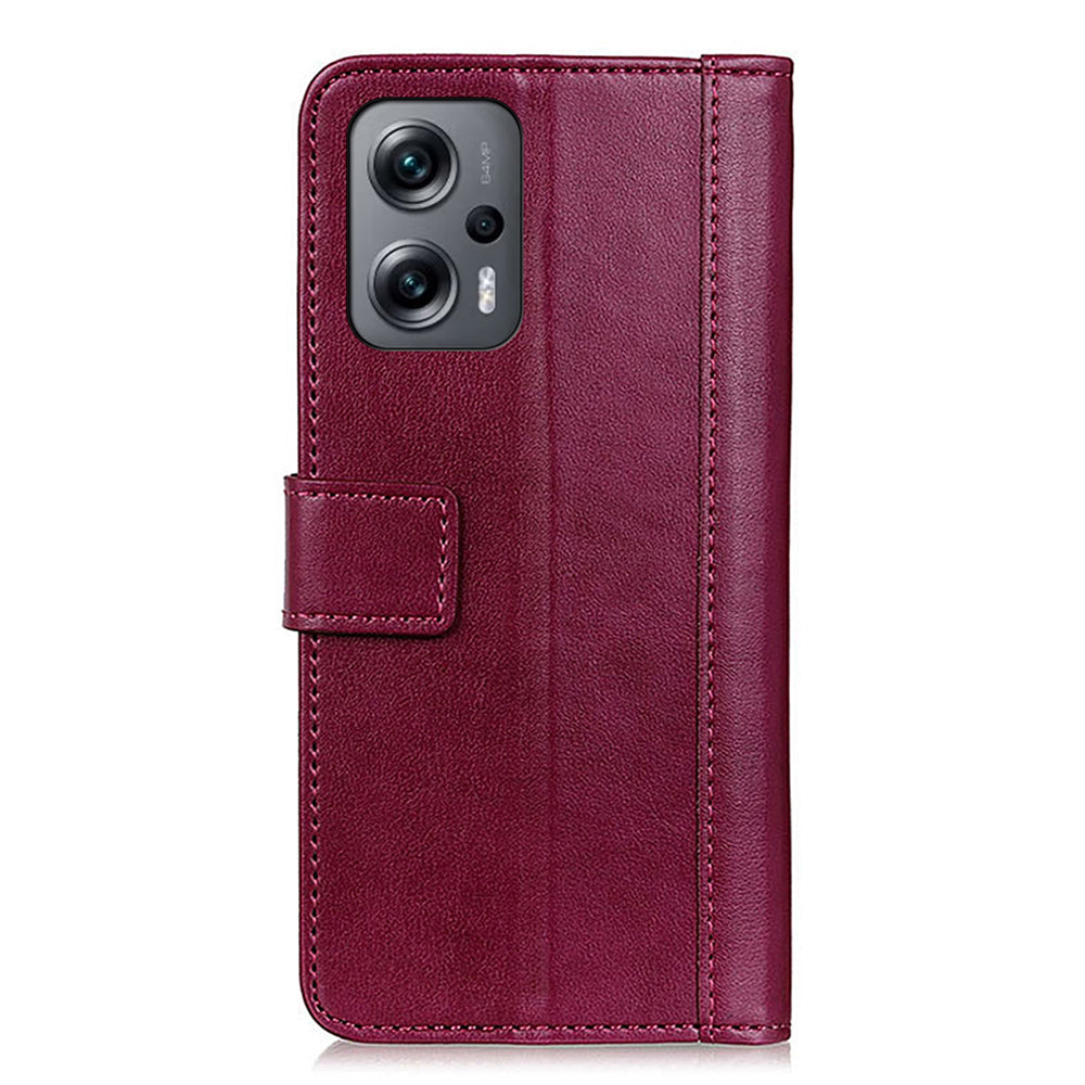 For Xiaomi Redmi Note 12 Turbo / Poco F5 5G Cell Phone Case PU Leather+TPU Wallet Stand Cover