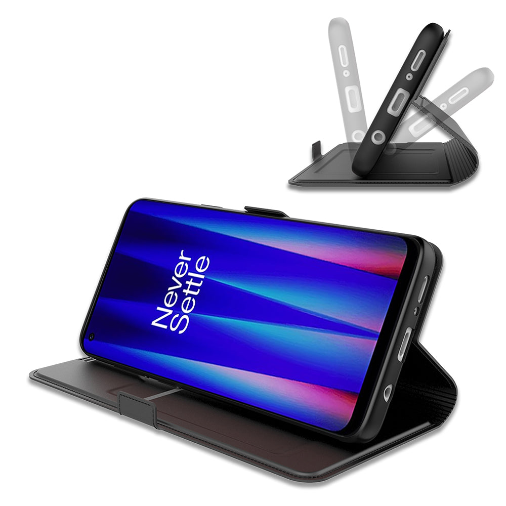 For OnePlus Nord CE 3 Lite 5G / Nord N30 5G PU Leather Card Slot Case Stand Flip Phone Cover