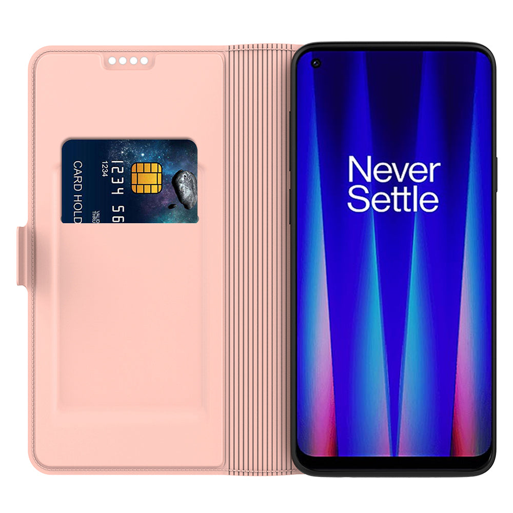 For OnePlus Nord CE 3 Lite 5G / Nord N30 5G PU Leather Card Slot Case Stand Flip Phone Cover