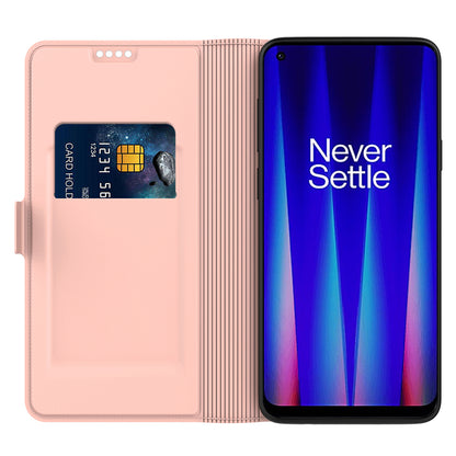 For OnePlus Nord CE 3 Lite 5G / Nord N30 5G PU Leather Card Slot Case Stand Flip Phone Cover