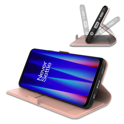 For OnePlus Nord CE 3 Lite 5G / Nord N30 5G PU Leather Card Slot Case Stand Flip Phone Cover