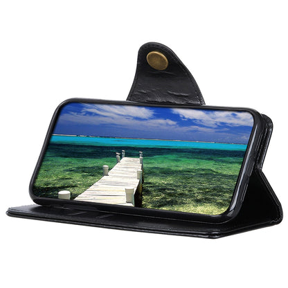 KHAZHEN for Nokia C32 Cell Phone Case PU Leather Wallet Smartphone Cover with Foldable Stand