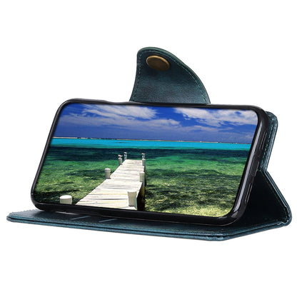 KHAZHEN for Nokia C32 Cell Phone Case PU Leather Wallet Smartphone Cover with Foldable Stand