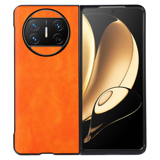 For Huawei Mate X3 5G Litchi Texture Phone Case PU Leather Coated PC Phone Protective Cover