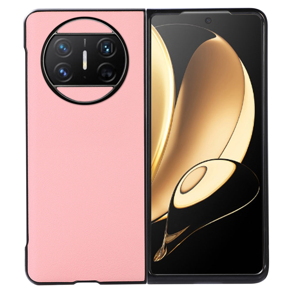 For Huawei Mate X3 5G Litchi Texture Phone Case PU Leather Coated PC Phone Protective Cover