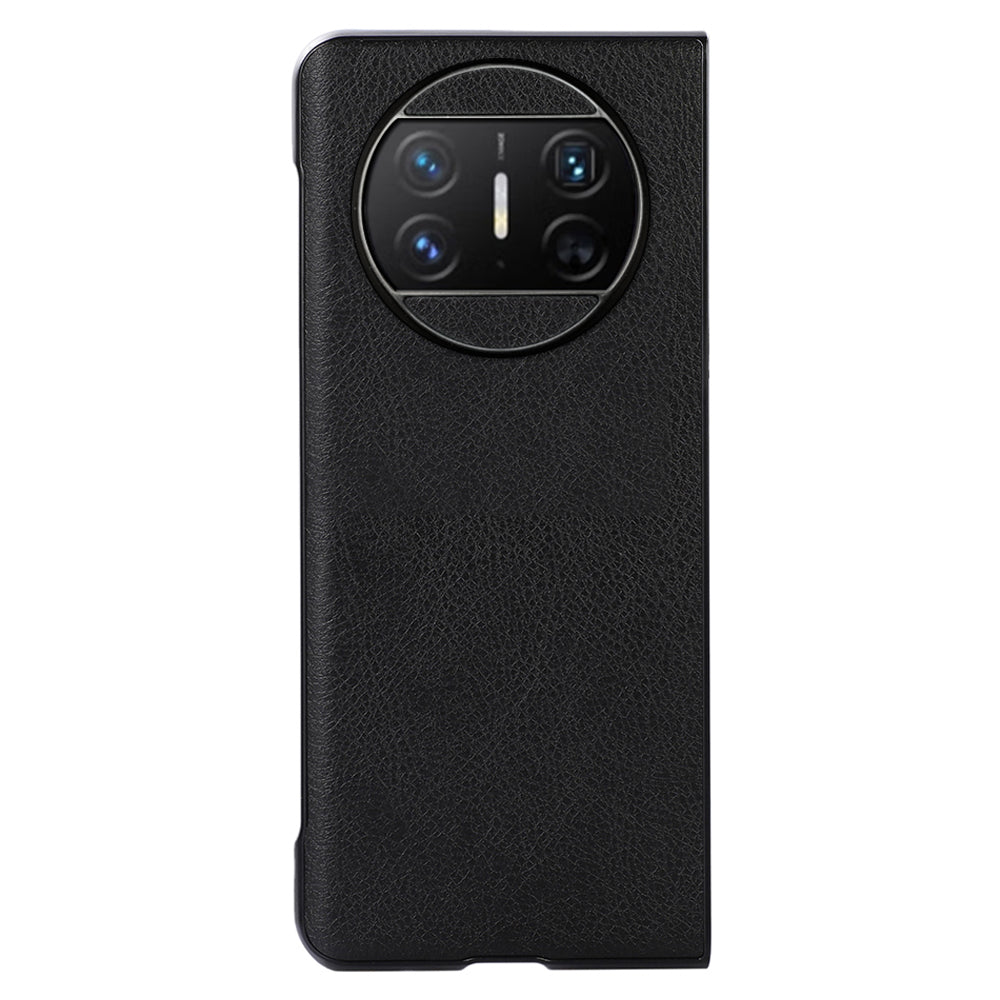 For Huawei Mate X3 5G Litchi Texture Phone Case PU Leather Coated PC Phone Protective Cover