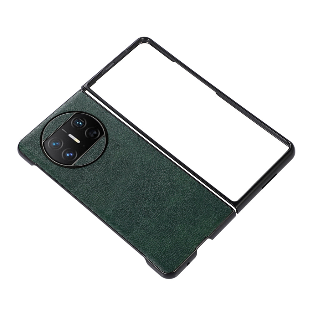 For Huawei Mate X3 5G Litchi Texture Phone Case PU Leather Coated PC Phone Protective Cover