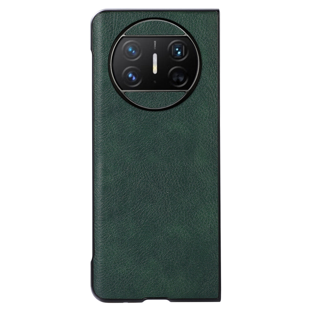 For Huawei Mate X3 5G Litchi Texture Phone Case PU Leather Coated PC Phone Protective Cover