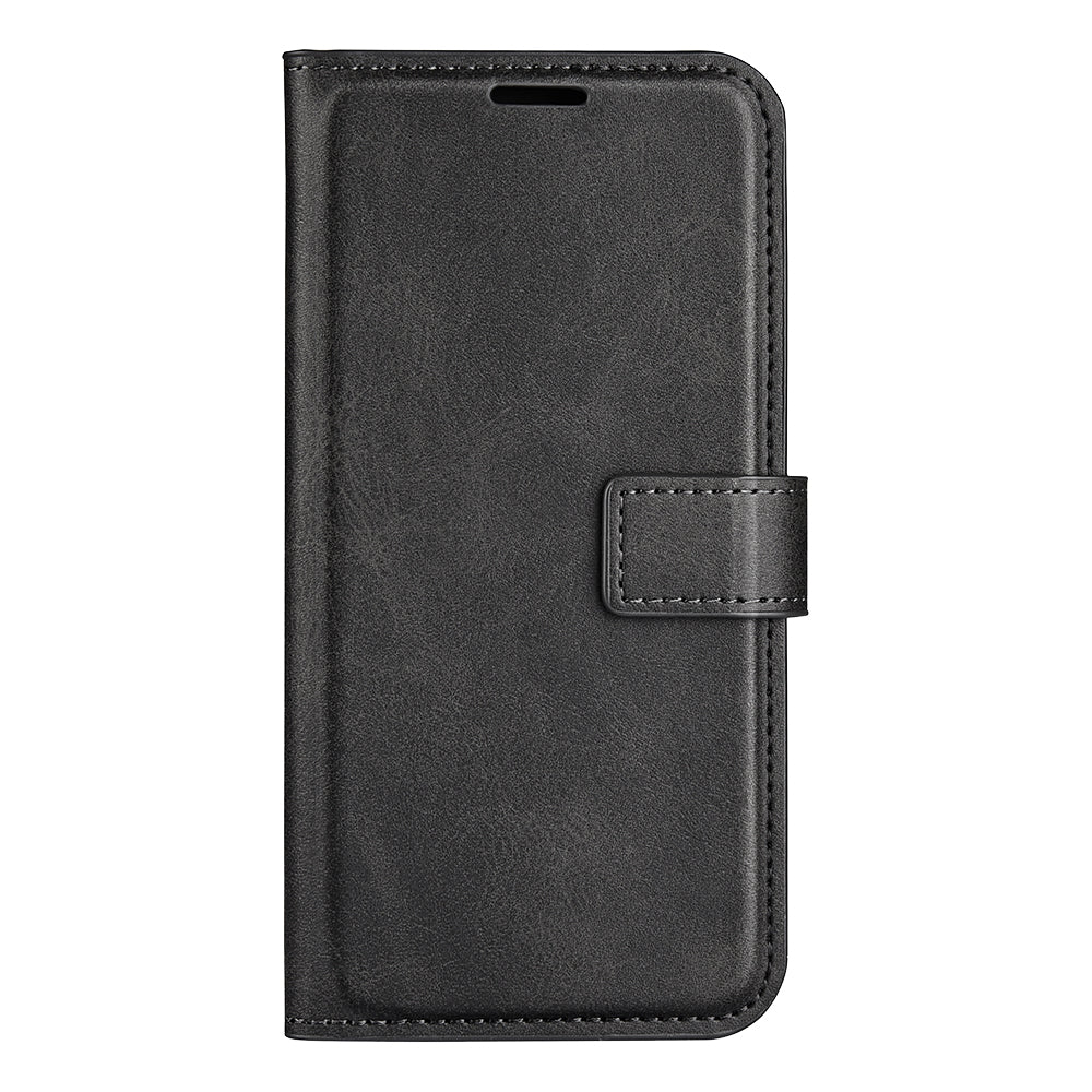 For TCL 40R 5G PU Leather Wallet Calf Texture Square Clasp Stand Phone Case Protective Shell