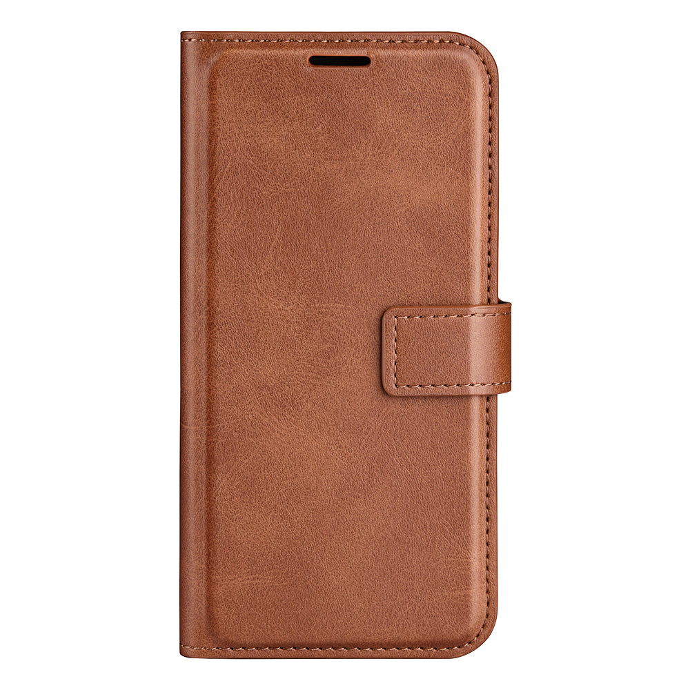 For TCL 40R 5G PU Leather Wallet Calf Texture Square Clasp Stand Phone Case Protective Shell