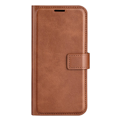 For TCL 40R 5G PU Leather Wallet Calf Texture Square Clasp Stand Phone Case Protective Shell