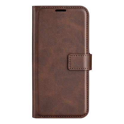For TCL 40R 5G PU Leather Wallet Calf Texture Square Clasp Stand Phone Case Protective Shell