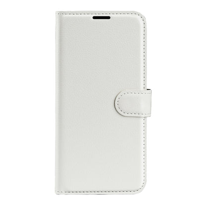 PU Leather Phone Case for TCL 40R 5G , Dustproof Litchi Texture Phone Shell Wallet Stand Flip Cover