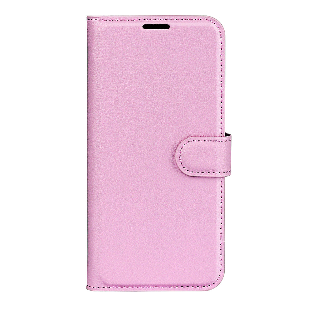 PU Leather Phone Case for TCL 40R 5G , Dustproof Litchi Texture Phone Shell Wallet Stand Flip Cover