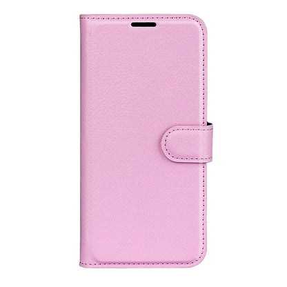 PU Leather Phone Case for TCL 40R 5G , Dustproof Litchi Texture Phone Shell Wallet Stand Flip Cover