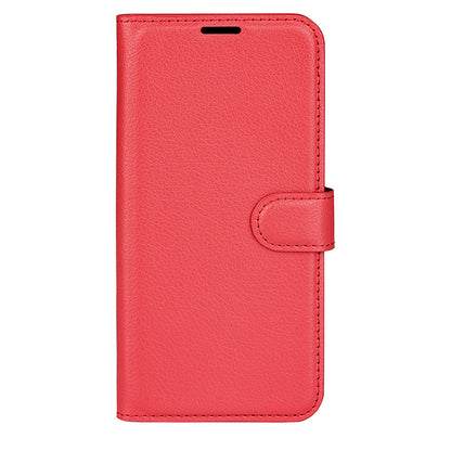 PU Leather Phone Case for TCL 40R 5G , Dustproof Litchi Texture Phone Shell Wallet Stand Flip Cover
